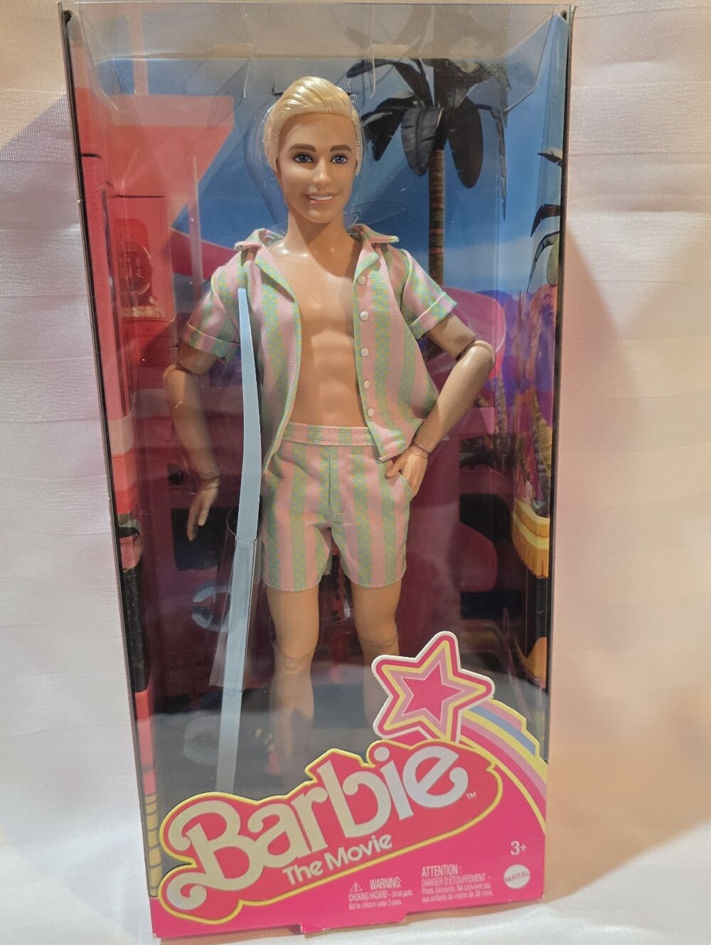 NRFB Barbie The Movie Surfer Ken Doll